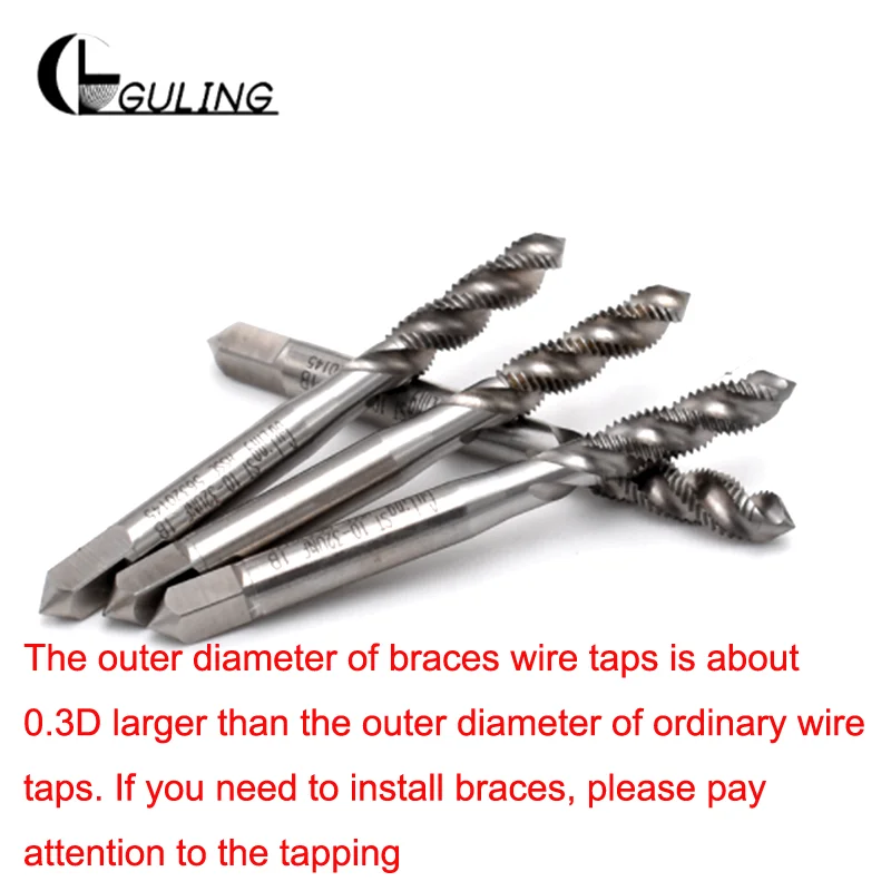 

GULING озтосиб STI нажмите UNC UNF спиралевидные краны UNC2-56 4-40 6-32 8-32, 10-24 10-32 1/4-20 1/4-28