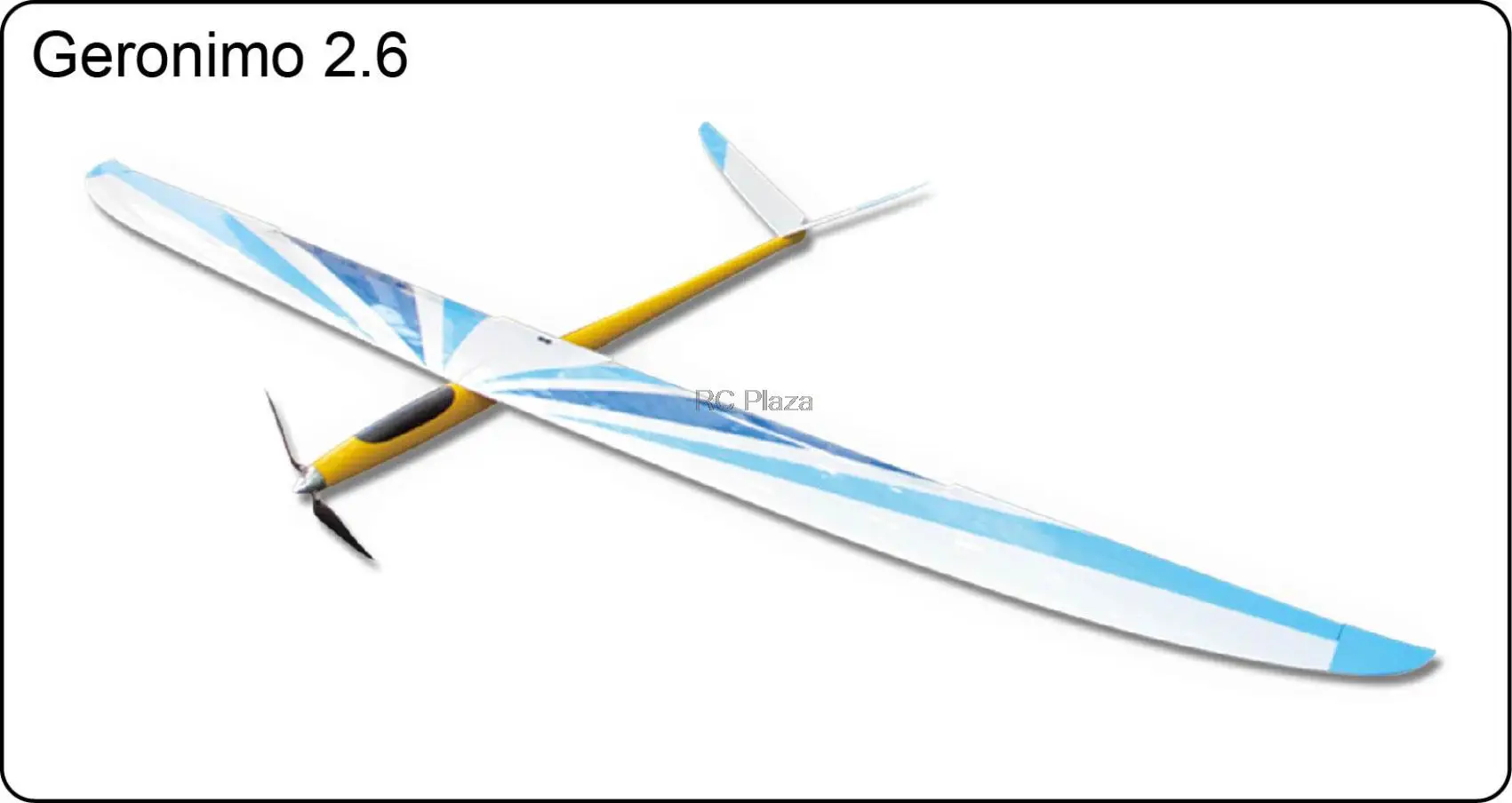 Электрический планер FlyFly Hobby Geronimo 2600 мм ARF без электронной части RC парусник из