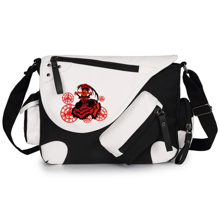Модная Наплечная Сумка аниме дата живой через плечо холщовые сумки Tokisaki школьная