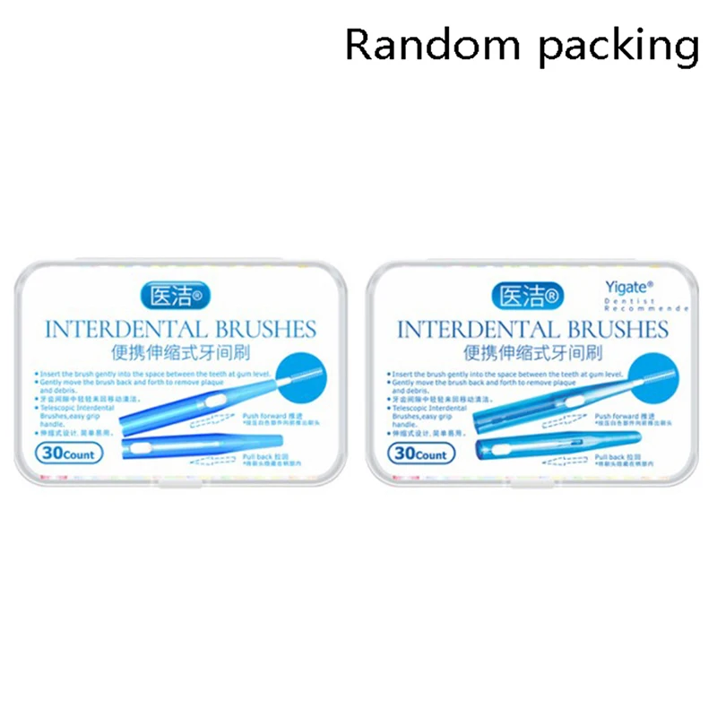 

30pcs Interdental Brushes Cleaning Floss Teeth Dental Oral Care Tool