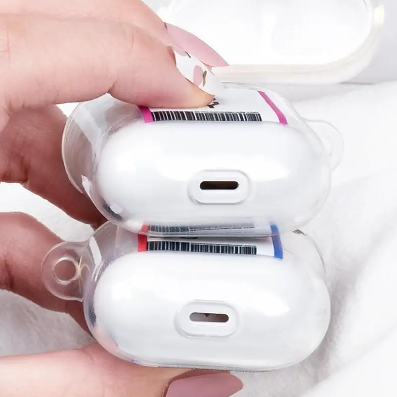 

TPU Anti-fall Protective Cover For Airpods Wireless 2 Charging For Airpods Headset Transparent Case Cover B2Q5