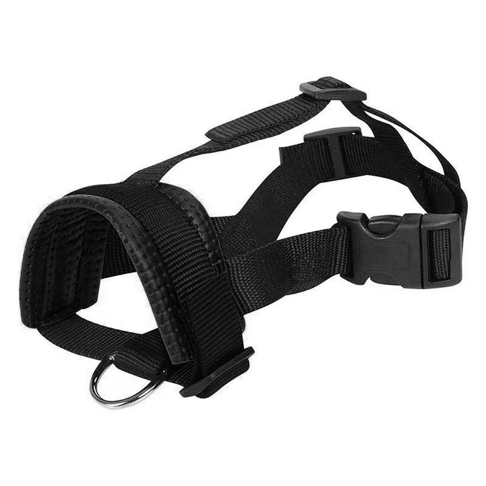 

Dog Muzzle Anti Bite Barking Pet Nylon Strap Training Leash Adjustable Mask Miniature dog/Medium dog/Large dog