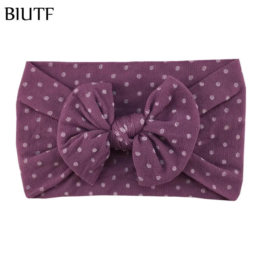 20 шт./лот DIY аксессуары для волос Широкая мягкая эластичная нейлоновая повязка в