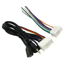 Новинка автомобильный аудио жгут проводов CD стерео жгут проводов с USB AUX линией для KIA K2 K5 Sportage совместимый с Hyundai Sonata
