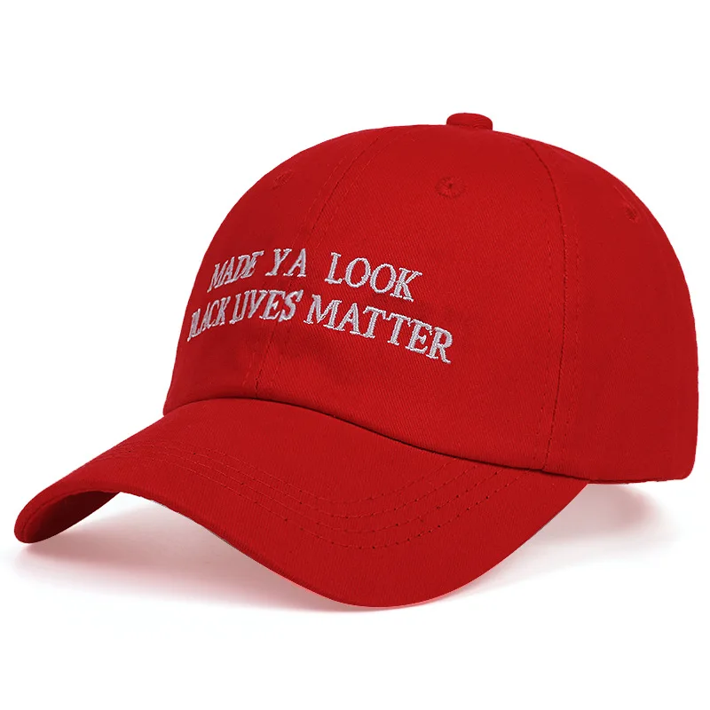 

made ya look black lives matter baseball cap cotton dad hat men hip hop snapback hats gorras