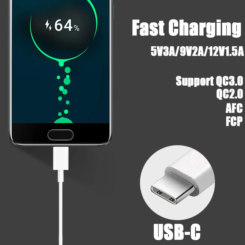 USB-кабель Type-C usb-кабель C лента зарядный провод Tipo быстрое зарядное устройство