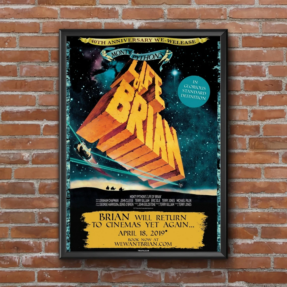 

Life Of Brian Movie Poster Home Wall Painting Decoration (No Frame)