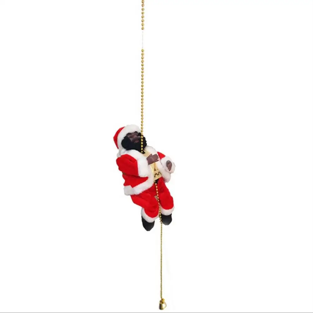 

Santa Claus Climbing Ladder Decoration Electric Santa Claus Ornament Electric Santa Climbing Ladder Plush Doll Toy For Childr