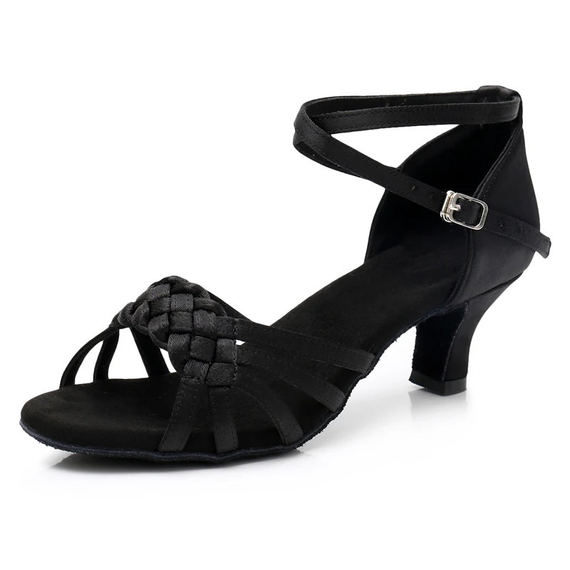 Туфли женские профессиональные для танцев Обувь бальных сальса латинских Каблук