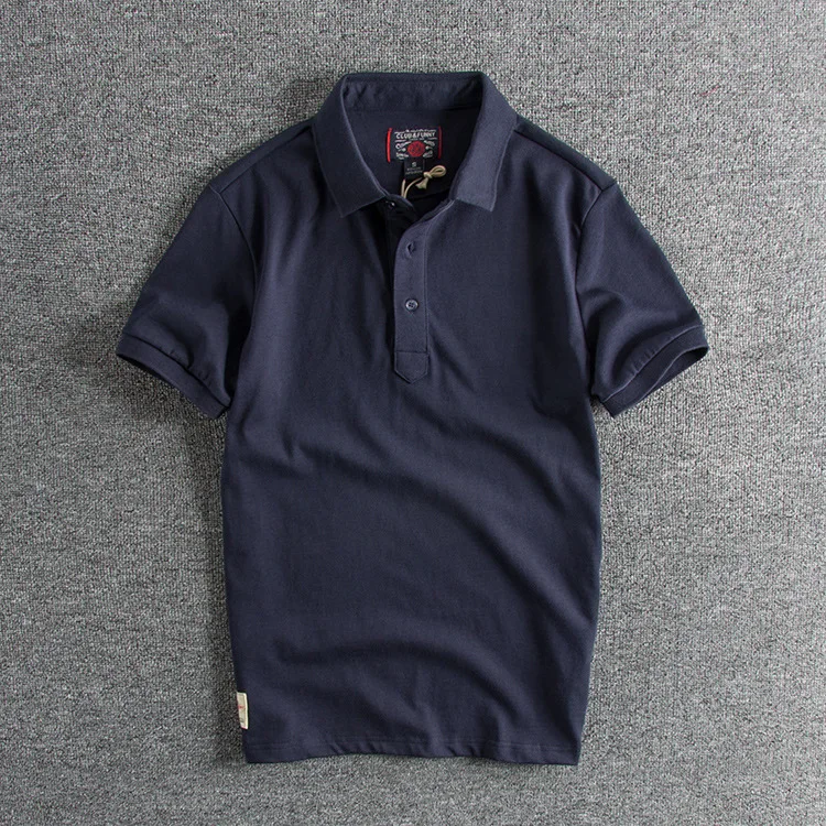 Мужская деловая рубашка поло в британском стиле | одежда