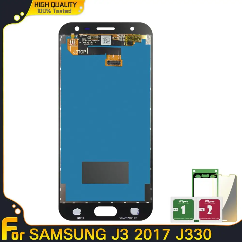 ЖК дисплей для Samsung Galaxy J3 2017 J330 J330F телефонный сенсорный экран дигитайзер в сборе