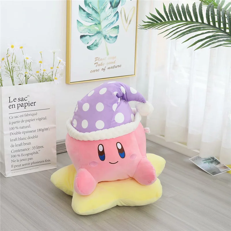 Lovely Japanese Game Peripheral Plush Toys Kirbies Stuffed Toy Sofa Cushion Kawaii Pillow Doll Gift Present For Kid Girl | Игрушки и