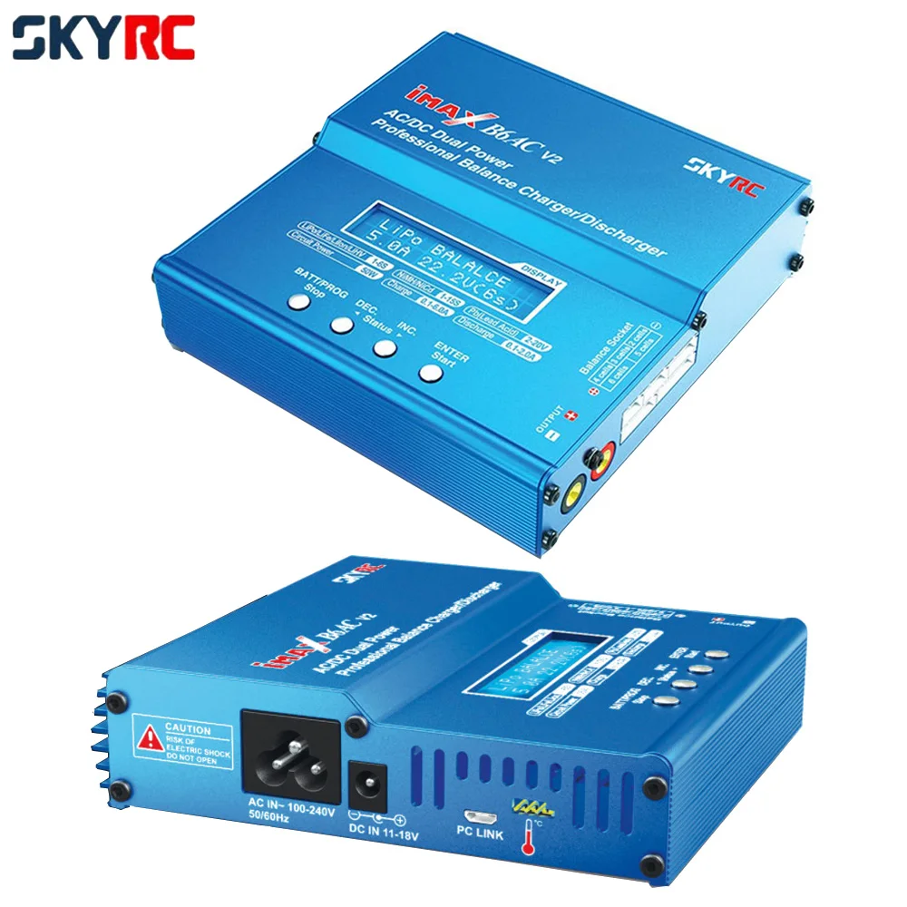 SKYRC iMAX B6AC V2 Зарядное устройство 50 Вт Lipo батарея баланс зарядное устройство RC Dis зарядное устройство вертолет Квадрокоптер Дрон зарядное устройство