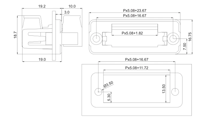 KF2EDGWC 5,08 2P~ 12P разъем PCB вставной TEMINAL блок 2CDG 5,08 мм 2PIN~ 12PIN IC SFR 1852024 Феникс контакт DEGSON KEFA