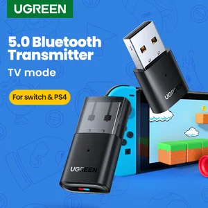 ugreen usb bluetooth 5 0 transmitter audio adapter for airpods pc computer ps4 pro nintendo switch bluetooth adapter tv mode free global shipping