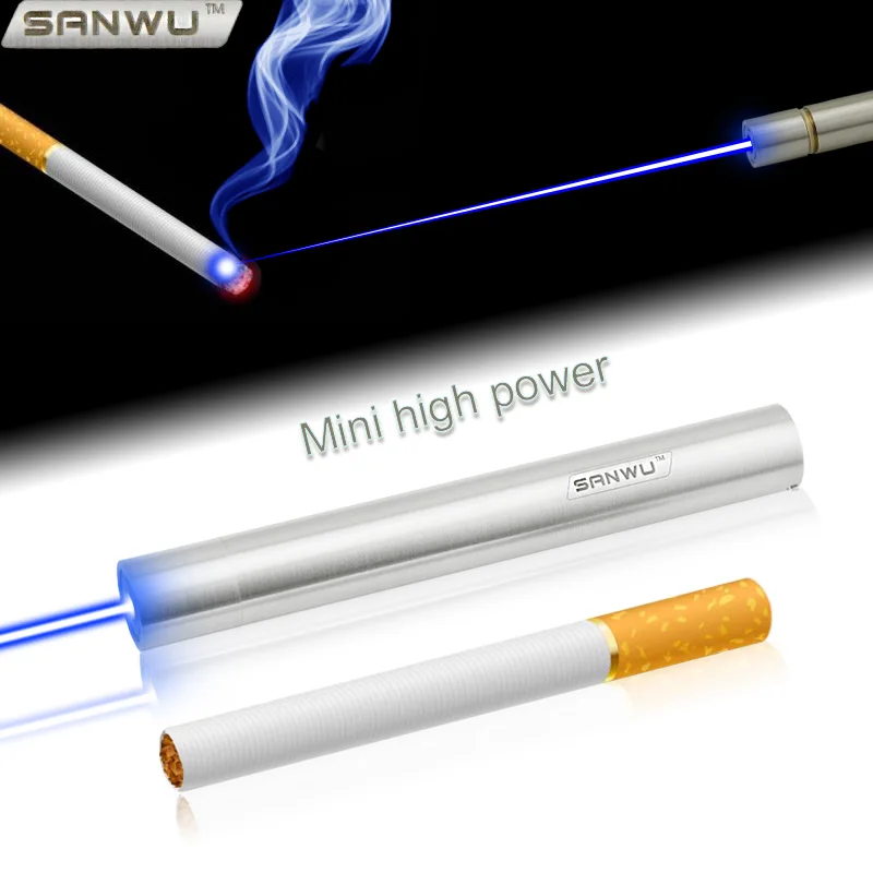 Карманная серия 500 МВт 445нм фокусируемая Синяя лазерная указка (нержавеющая
