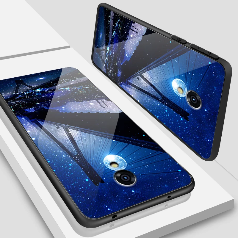 W314 Для iPhone SE 5s 6 6S 7 8 Plus XR XS макс. закаленное стекло чехол антидетонационный задняя чехол для Meizu M5 M8 M6 M9 Note 16th Plus - Цвет: W314