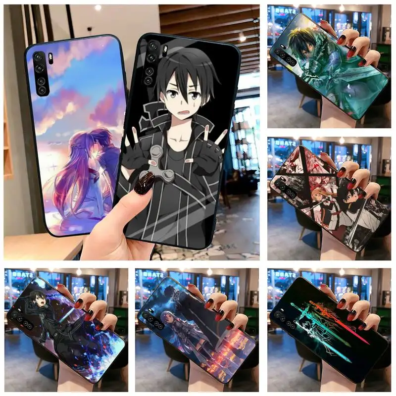 Чехол для телефона Sword Art Online kirito Alice Huawei P20 P30 P40 lite E Pro Mate 30 20 P Smart 2020 P10|Бамперы| |