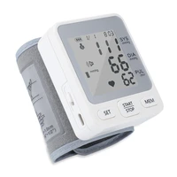 voice wrist blood pressure monitor sphygmomanometer tonometer tensiometer heart rate pulse meter bp monitor usb rechargeable