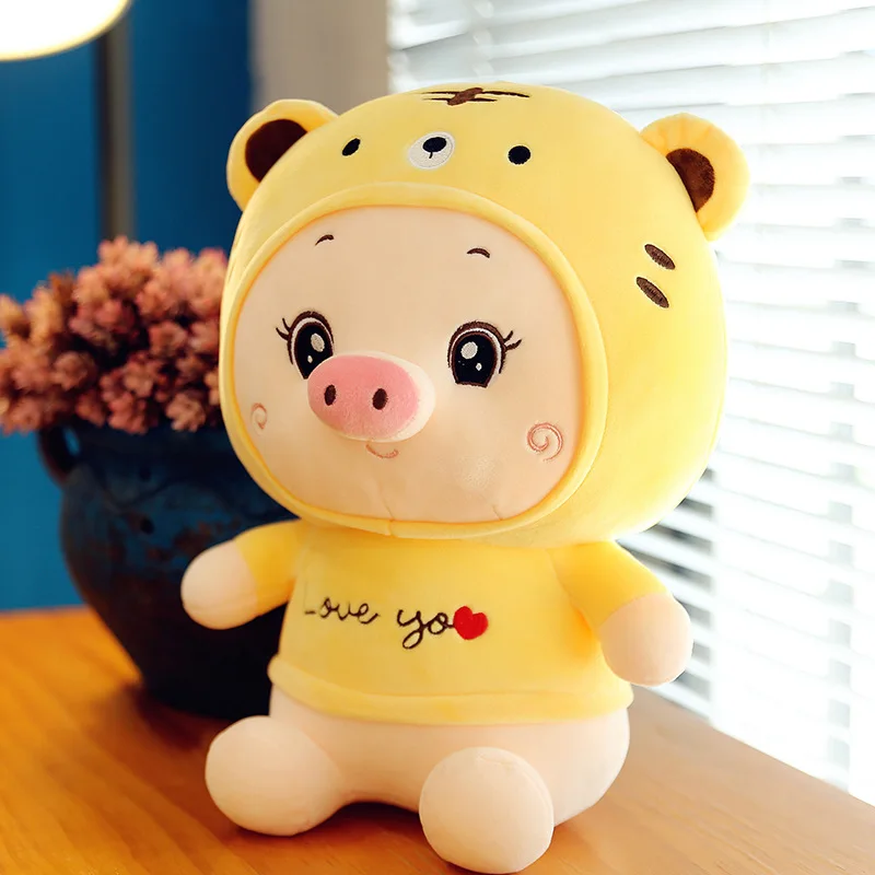 

1 шт., Детская плюшевая игрушка «Свинка», 25-60 см