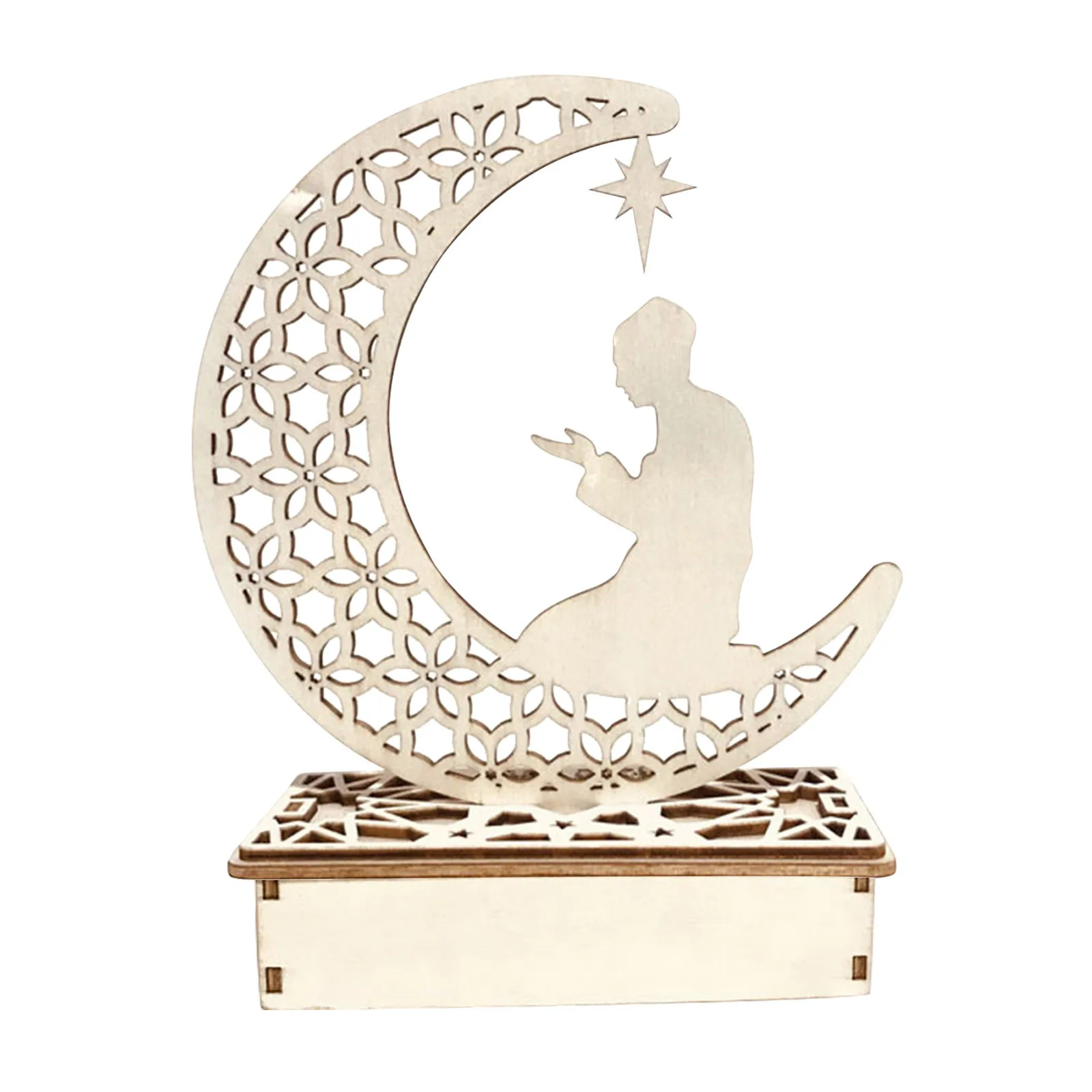 

Wooden Plaque Ornaments Kareem Gift Eid Mubarak Decoration Accessories Ramadan Decoration Islamic Pendant Party Supplies #M