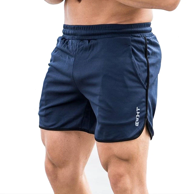 

Шорты мужские спортивные сетчатые, быстросохнущие повседневные пляжные штаны для бега и тренировок, для фитнеса, лето
