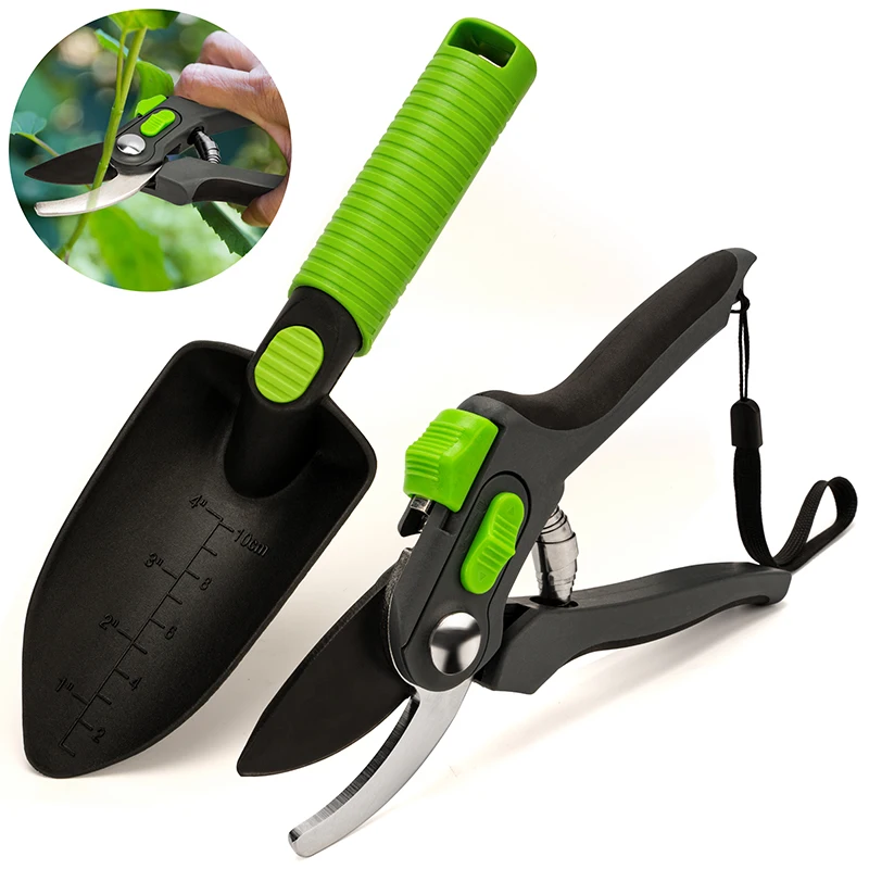 

Secateurs Professional Secateurs Use Steel Blades Fresh Branches And Twigs, Garden Shovel for Planting And Transplanting