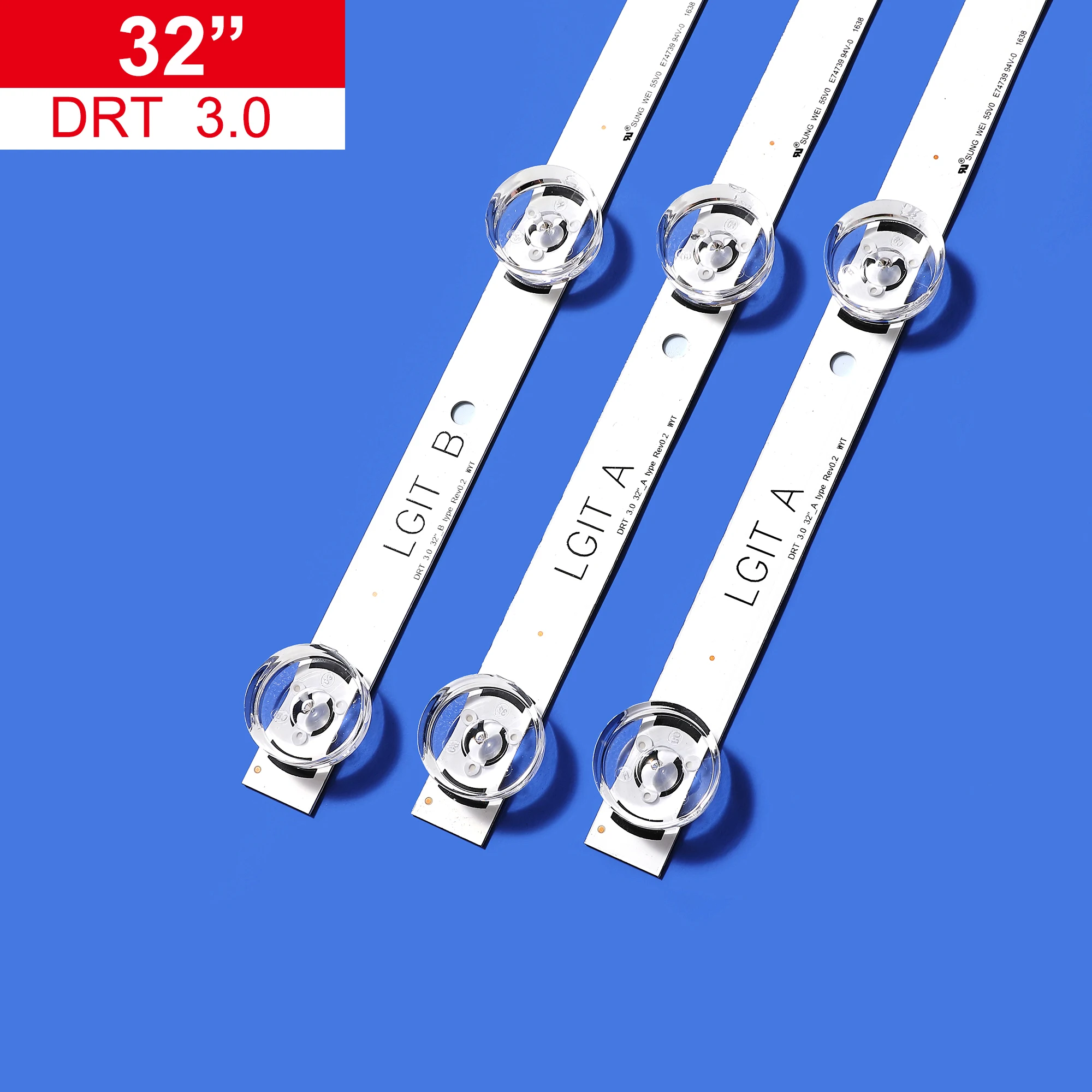 Новая Оригинальная Светодиодная лента с 6 светодиодами для LG 32LF560V LGIT UOT A B 6916L-1974A