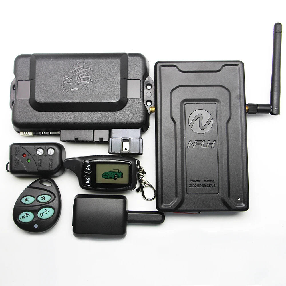 Russia Version TW9030 GSM Alarm Two way car alarm Mobile phone control GPS upgrade gsm anti-theft system Auto Engine Start | Автомобили и