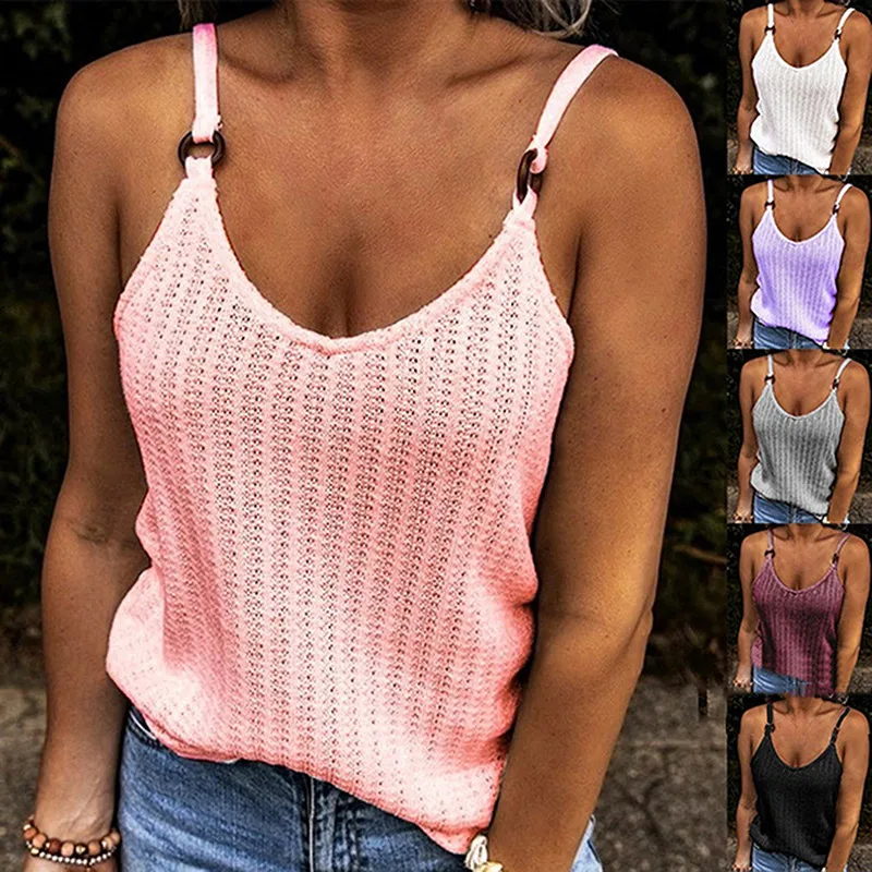 

2021 Summer Short Style Lace Tank Tops Women Mesh Hollow Out Knitting Camisole Tops Ladies Vest Singlets