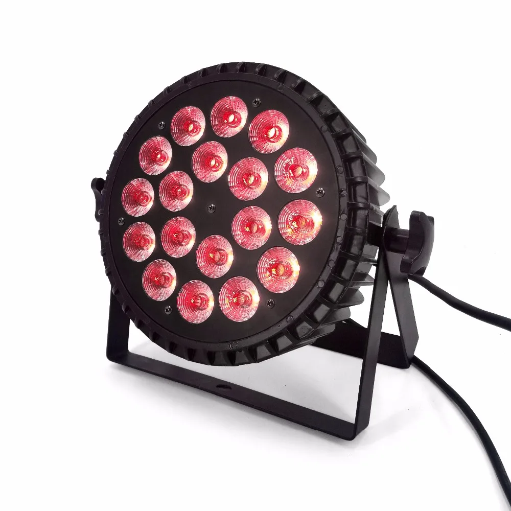 Алюминиевый сплав 18x18 Вт RGBWA UV 4в1 5в1 6в1 светодиодный Par DMX512 для дискотек музыкальный Сценический Эффект диско лампа сценический светильник