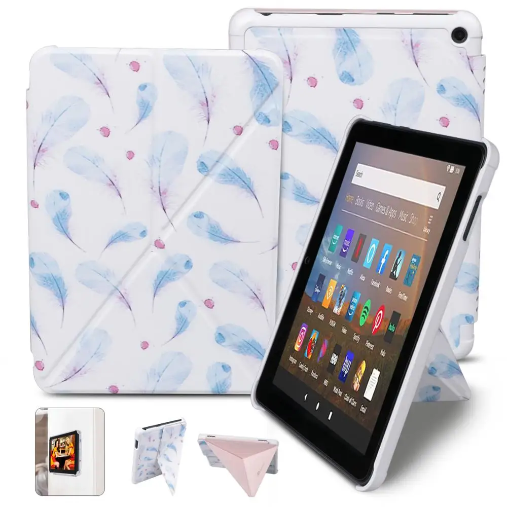 Чехол для планшета Fire HD 8 Plus (10 го поколения выпуск 2020) прочный Магнитный Тонкий
