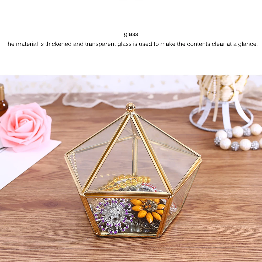 Винтаж декоративные украшения груди геометрический Террариум оконная коробка