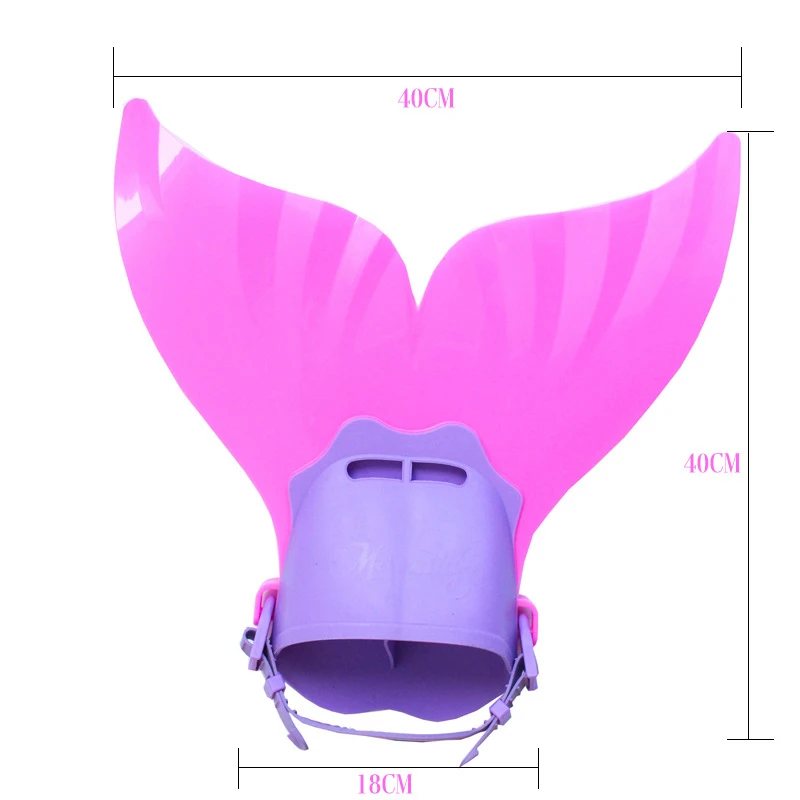 Взрослые дети плавают ming плавники обучение Флиппер праздник Пляж Русалочка