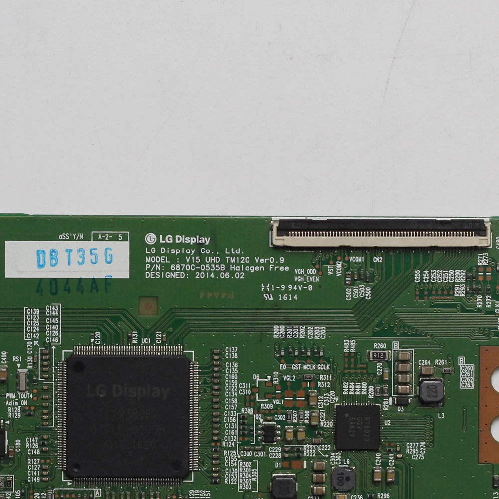6870C-0535B T-con плата для телевизионного дисплея V15 UHD TM120 Ver0.9... И т. Д. 2 типа плат