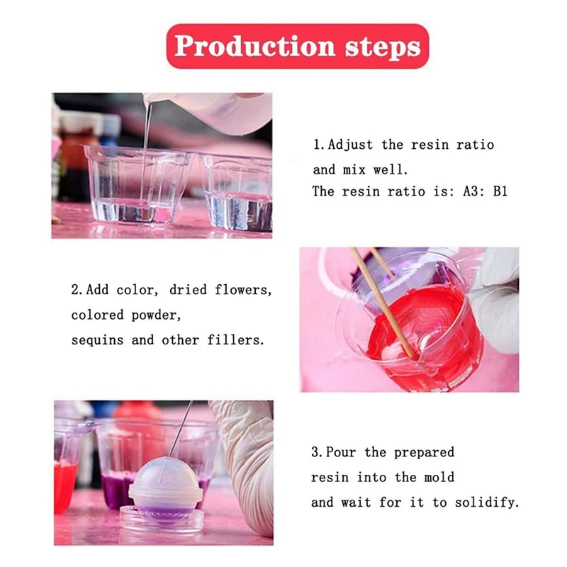 

Silicone Resin Tool Kit Casting Mold Set Includes Jewelry Pendants, Earrings, Rings and Screws Jewelry Making Tools