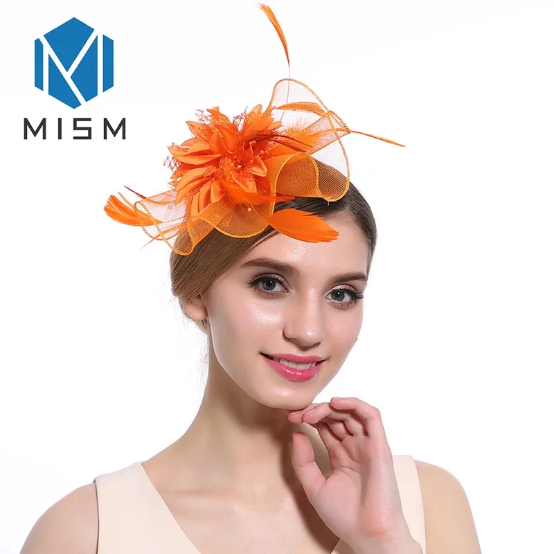 STYLE 1 G M MISM, женские элегантные заколки для волос, заколки для волос, полый цветок, бисер с перьями, резинки для волос, пряжа, Коктейльные, вечерние, свадебные аксессуары для волос - Цвет: STYLE 1 G