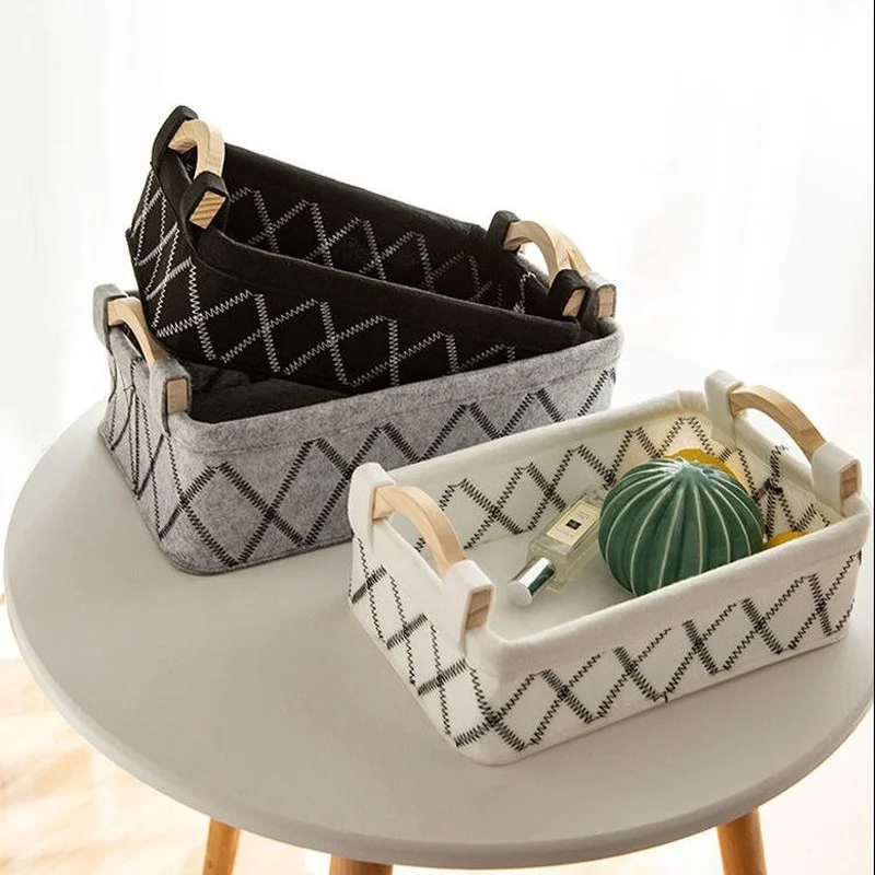 

Fabric Storage BoxDesktop Debris Sorting Basket Storage Basket Wardrobe Sorting Sorting Basket Basket Cosmetic Storage Box