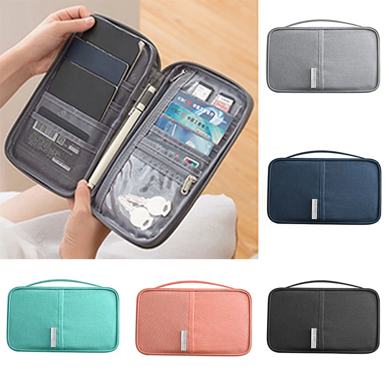 

Travel Passport Cover Waterproof Passport holder Holder Multi-Function ID Document Wallet Organizer Credit Card Accessories