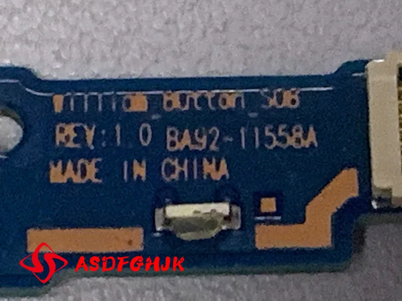 

BA92-11558A FOR SAMSUNG XE500T1C TABLET POWER BUTTON BOARD Works perfectly
