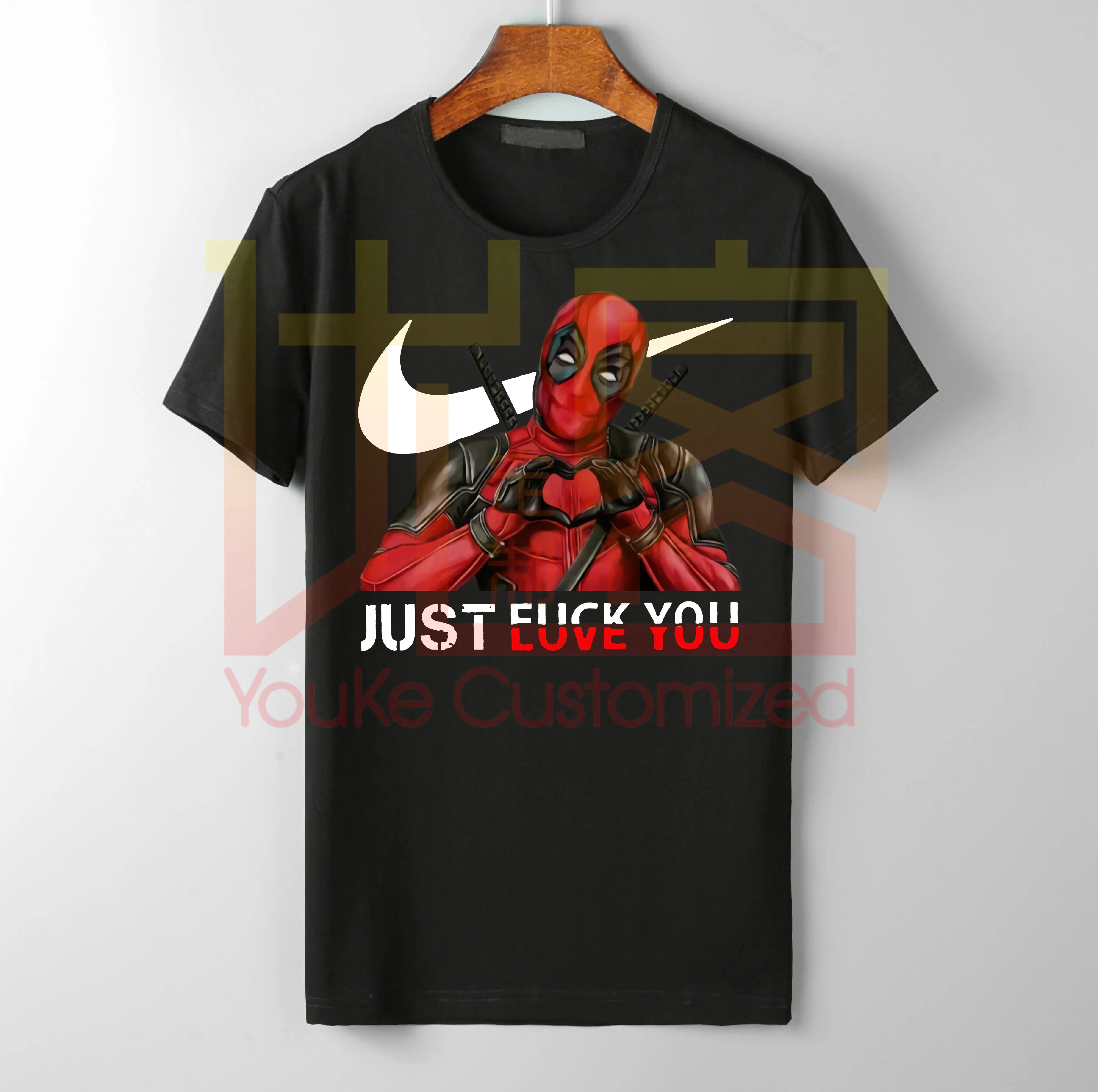 2019 addidas best selling top designer t shirt men and women just Deadpool love you venom superhero t-shirt | Мужская одежда