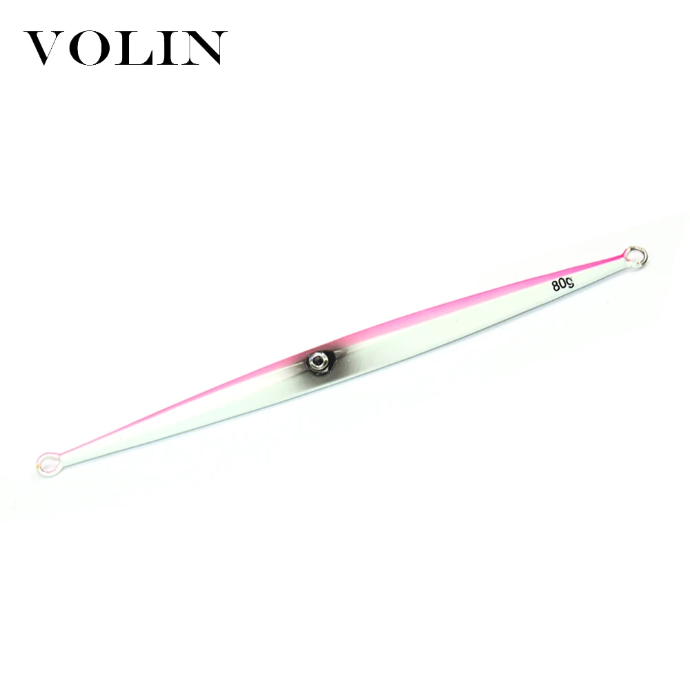 VOLIN Nanyou Large Iron Lure 1pc Metal Fishing 60g 80g 100g 120g 150g 200g 250g 300g Hard Jigging SaltWate Silver | Спорт и