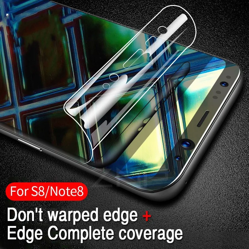 3D изогнутая мягкая защитная пленка для samsung Galaxy S8 Plus Note 8 S7 Edge аксессуары
