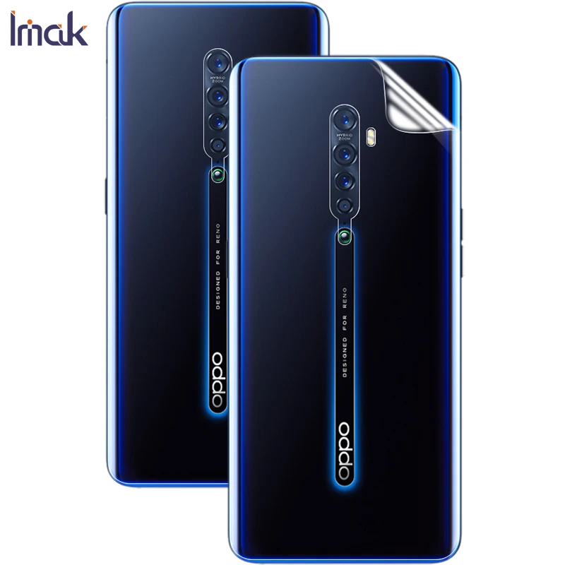 Imak Hydrogel III для OPPO Reno2, 2 шт., защита для заднего экрана, передняя, задняя, полное покрытие, мягкая защитная пленка, не стекло - Цвет: Back Screen 2pcs