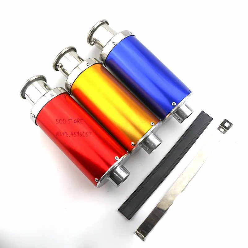 Бесплатная доставка выхлопная труба для мотоцикла квадроцикла 110cc gy6 150cc