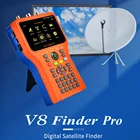 Nieuwe Satelliet signпаал Finder V8 Finder Pro DVB-S2XS2ST2TCATSC-C H.265 Usb Wifi 2,4G авто берекен Хук Ван аз