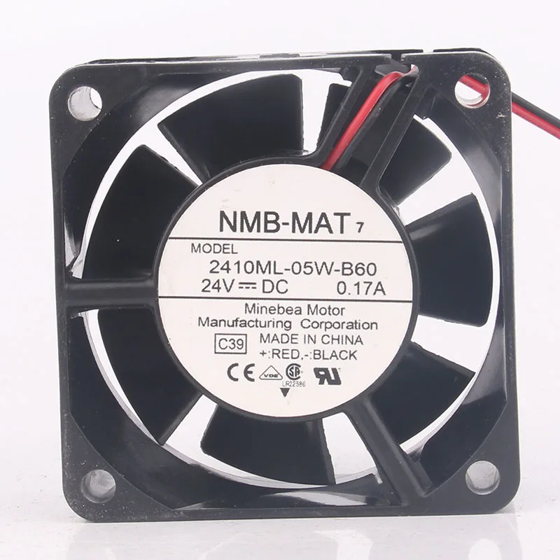 

Original 2410ML-05W-B60 60X60X25MM 5300RPM DC 24V 0.17A 6CM 6025 Axial Video Card PC Case Gamer Cabinet Ryzen Cooling Fan