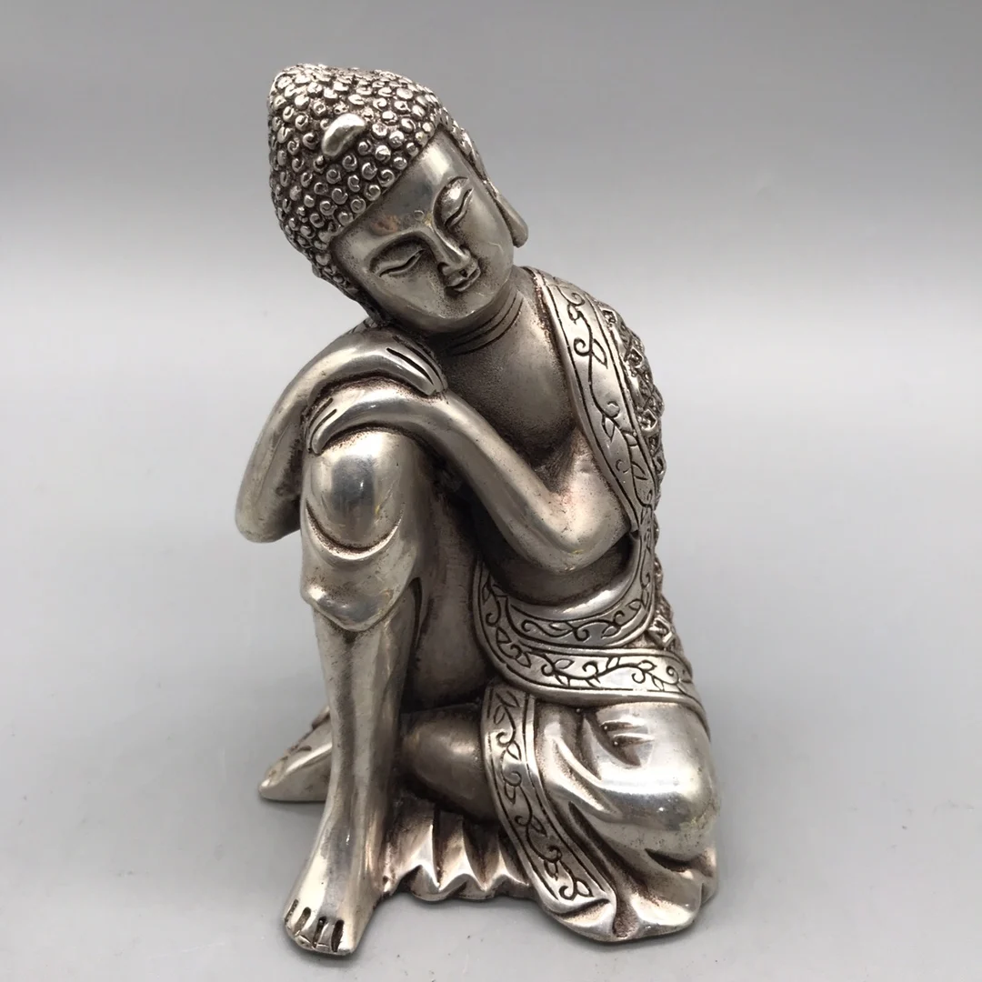 

Chinese Collect Sculpture Sleep Buddha Metal Crafts Home Decoration