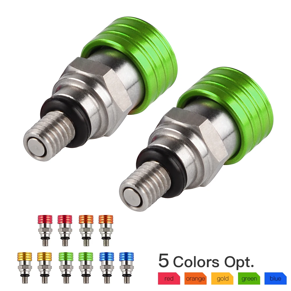 Клапан сброса воздуха вилка M5x0.8 для Kawasaki KX125 KX250 KX250F KX450F KDX200 KDX250 KLX300 KLX400R KLX450R KX 125 250