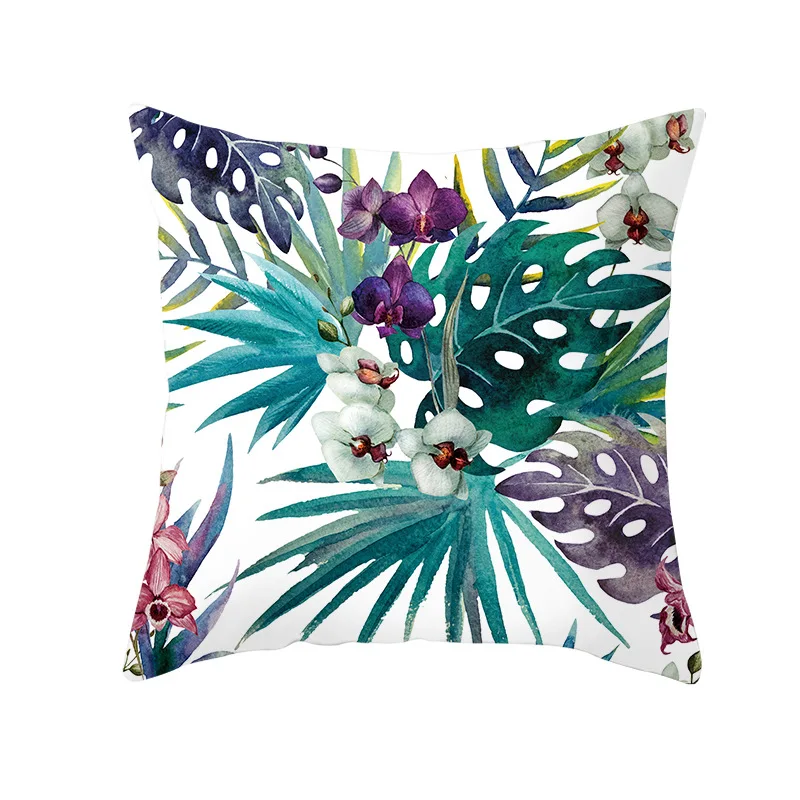 

Tropical plants hug pillowcases, household items, sofa pillows, office lumbar cushion pillowcases wholesale